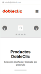 Mobile Screenshot of dobleclic.com